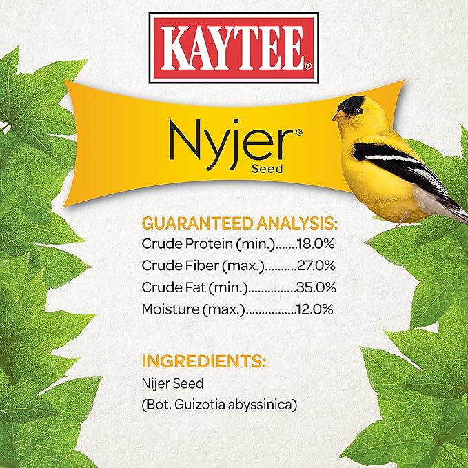 Kaytee Nyjer Wild Bird Food Seed, 3 Pound