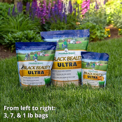 Jonathan Green (10321) Black Beauty Ultra Grass Seed - Cool Season Lawn Seed (3 lb)