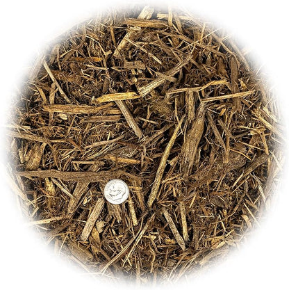 Gardenera Organic Natural Mulch Cover - Create an Eco-Friendly Garden with Natural Weed Control - 20 QUARTS