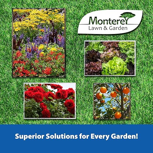 Monterey Fish & Grow 9-6-2 Fertilizer Liquid Plant Food for Houseplants, Trees, Vegetables & Ornamentals – Foliar Spray or Soil Drench – with Measure Spoon - 1 Gallon