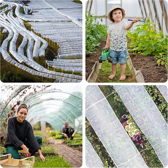Alpurple Insect Bird Barrier Netting Mesh-10 x 15 Feet Garden Bug Netting Plant Cover for Protect Plant Fruits Flower from Insect Bird Eating