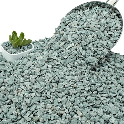 NUPICK 3lb Green Zeolite for Plants, 3/8" Natural Succulent Potting Soil Amendments, Decorative Gravel for Cactus, Bonsai Gritty Rock, Pebbles Pumice for Vase Fillers, Top Dressing