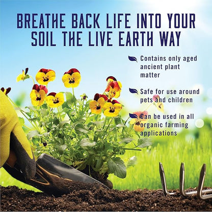 Live Earth Products' Humate Soil Conditioner - 50 lb Bag