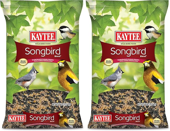 Kaytee Wild Bird Seed, 7 Pound | Songbird Blend | Pack of 2