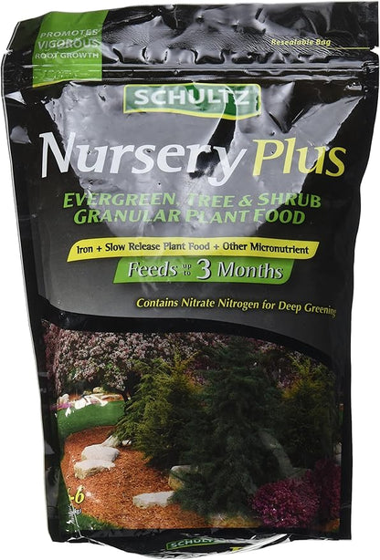 Schultz 018064 Spf48220 Nursery Plus Slow-Release Plant Food, 12-6-6, 3.5 Lbs
