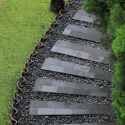 GASPRO 15lb Black River Rocks for Landscaping Outdoor, Polished Black Pebbles for Planters - 1 to 2 Inch, Large Decorative Stones for Garden Decor