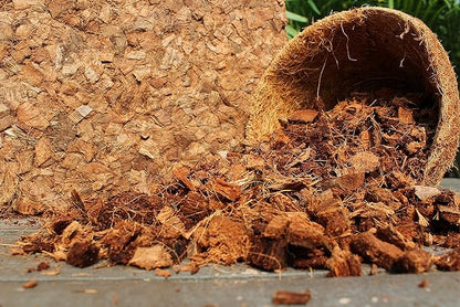 Worm Bliss (2 Gallons) + Coco Chips for Plants (10lbs) - Coco Coir Chips & Organic Worm Castings for Plants - Earthworm Castings Organic Fertilizer for Plants - Coconut Mulch Coconut Brick for Plants