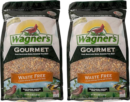 Wagner's 22056 Gourmet Waste Free Wild Bird Food, 5-Pound Bag, 2-Pack