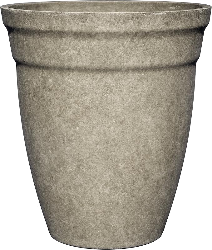 Classic Home and Garden Premiere Collection Planter, Allaire 12", Cloud Gray