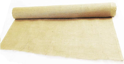 36" X 24 feet Gardening Fabric Disposable Jute Burlap Planter Liner- Great for Raised Bed Liners Roll of 24 Feet | Garden Cover-Fabric Weed Barrier 7oz 36 inch x 24-ft Light Weight Aisle Runner