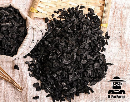 Horticultural Charcoal for Potted Plants 2 QT, Hardwood Charcoal for Potting Soil Amendment, Orchids, Terrariums, and Gardening