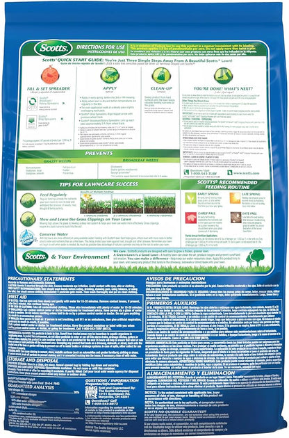 Scotts Turf Builder Halts Crabgrass Preventer with Lawn Food - Pre-Emergent Weed Killer, Lawn Fertilizer, 5,000 sq. ft., 13.35 lbs. (2-Pack)