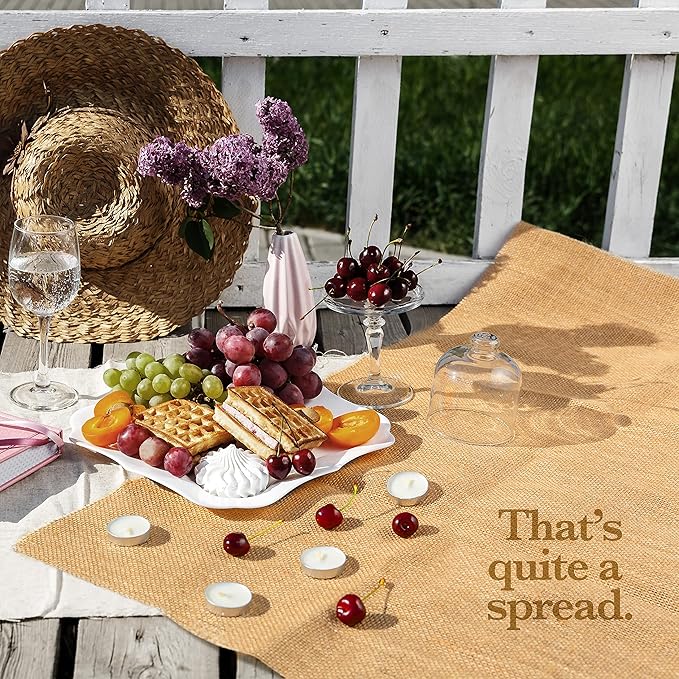 40" x30 Feet Gardening Burlap Roll - Multipurpose Natural Burlap Fabric, High Density Jute Fiber Material for Decorations, Center Pieces for Home, Rustic Party Décor