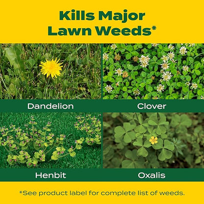 Scotts Liquid Turf Builder with Plus 2 Weed Control - Liquid Weed Killer and Fertilizer, 32 fl. oz. (2-Pack)