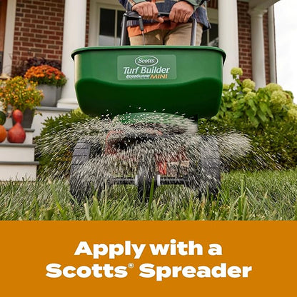 Scotts Turf Builder WinterGuard Fall Weed & Feed3, Weed Killer Plus Fall Fertilizer, 12,000 sq. ft, 34.3 lbs.