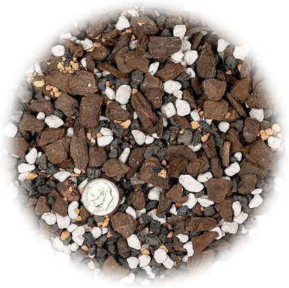 GARDENERA Premium Bonsai Soil All Purpose Fast Draining Mix - 3 Quart - Pumice, Lava, Calcined Clay and Pine Bark Potting Pre Mixed Bonsai Plant Soil Mixture - Made in USA