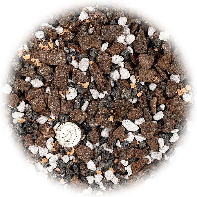 GARDENERA Premium Bonsai Soil All Purpose Fast Draining Mix - 2 Quart - Pumice, Lava, Calcined Clay and Pine Bark Potting Pre Mixed Bonsai Plant Soil Mixture - Made in USA