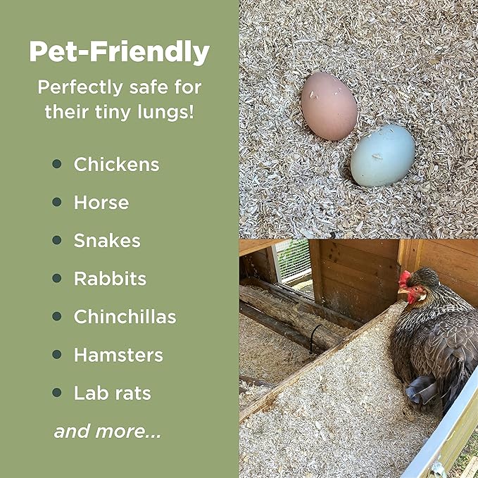 Hemp Nesting Fiber - 5 lb Chicken Nest Box Pad Hemp Fiber Fill - Absorbent DUST Free- Egg Laying Chickens coop, Horse stall, Rabbit, Reptile, Hamster, Cage Fibre, FiberFill Washable - Grown in USA