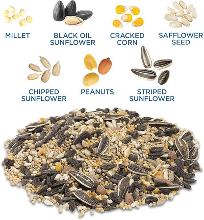 Audubon Park Songbird Blend Wild Bird Food, Bird Food for Outside Feeders, 14-Pound Bag