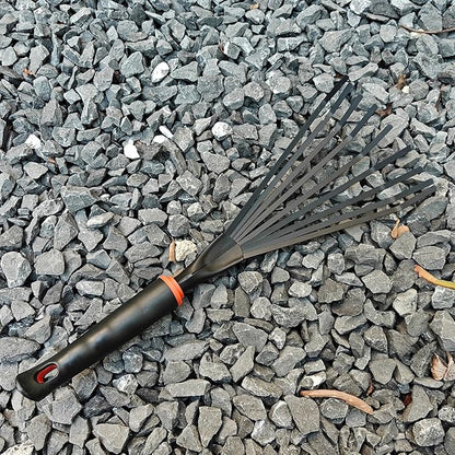 Small Hand Rakes, Garden Stainless Steel Hand Rake Soil Tiller, Garden Sweep Yard Flower Beds Tool