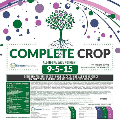 Complete Crop 9-5-15 - The Best All-in-One Plant Food for Vigorous Growth and Better Yields (5000g)