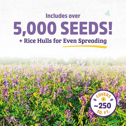 Back to The Roots 100% Organic Hairy Vetch Cover Crop Seeds, Covers ~1000 sq. ft.