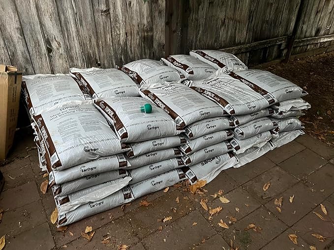 Lot of Premium Bagged Topsoil, 0.75-Cu. Ft. for Lawn and Garden Top Soil, Soil Conditioner with Peat Moss, Buy 6, 10 or 60 Bags - Don't Carry Heavy - Keep CAR Clean - Save! (6)