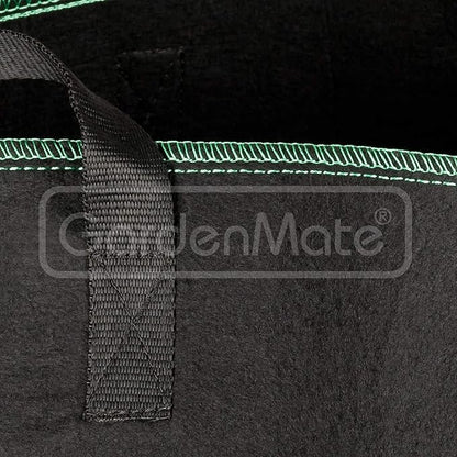 GardenMate 3-Pack 8 gallons Soft-Sided Plant pots – Grow Bags with Soft Felt-Like Texture That Promote air Root Pruning