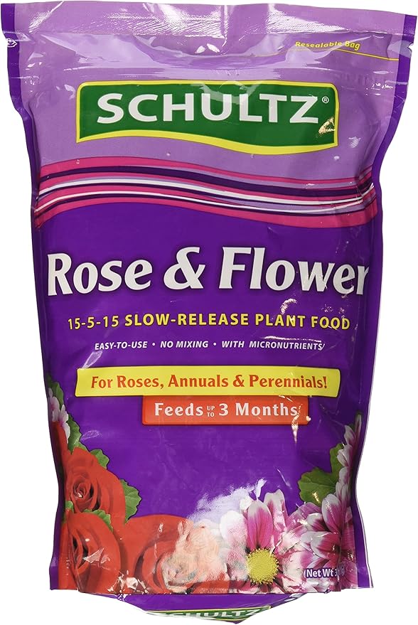 Schultz Spf48410 Rose & Flower Slow-Release Plant Food, 15-5-15, 3.5 Lbs.