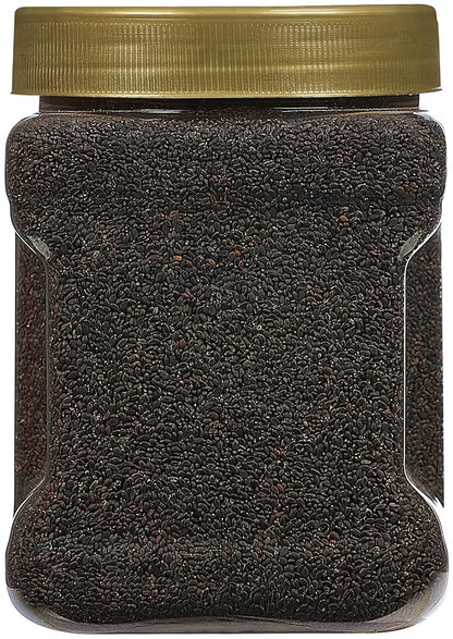 Rani Tukmaria (Natural Holy Basil Seeds) 1.38lbs (22oz) 624g PET Jar Used for Falooda / Sabja Dessert, Spice & Ayurveda Herbal ~ Gluten Friendly | NON-GMO | Kosher | Vegan | Indian Origin