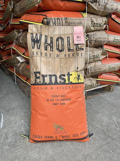Ernst Grain & Livestock Black Oil Sunflower Seeds - Birdseed for Outside Feeders Wild Bird Food - Ideal Bird Seed for Cardinals, Woodpeckers and More - Non-GMO, 7lb