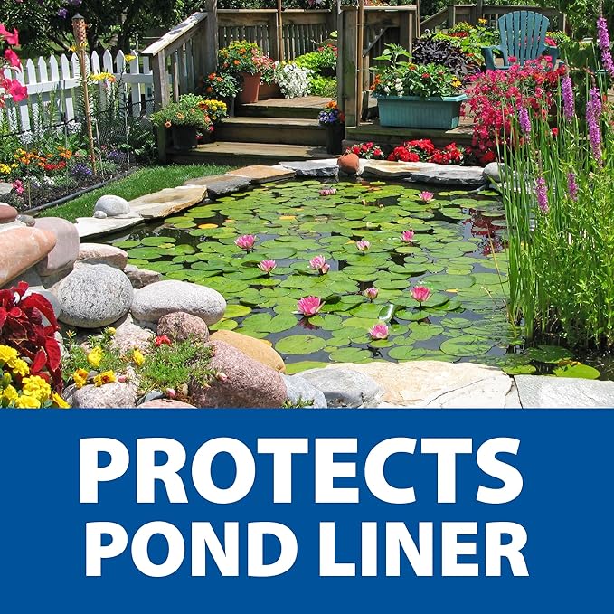 The Pond Guy Small Black Outdoor Planting Kit - Bag & Soil for Water Lilies & Bog Plants - 6 Quarts - Rectangular - Modern - Aeration - Adaptable Shape