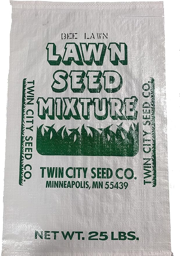 Twin City Seed Co. Bee Lawn Mix, Grass & Flower Mixture, 25 lb Bag