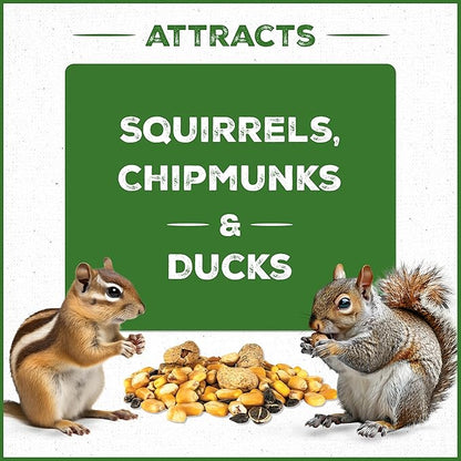 Pennington Pride Squirrel & Critter Blend, With Sunflower Seeds and Peanuts for Squirrels, Helps Keep Critters Away From Bird Feeders, 10-lb. Bag