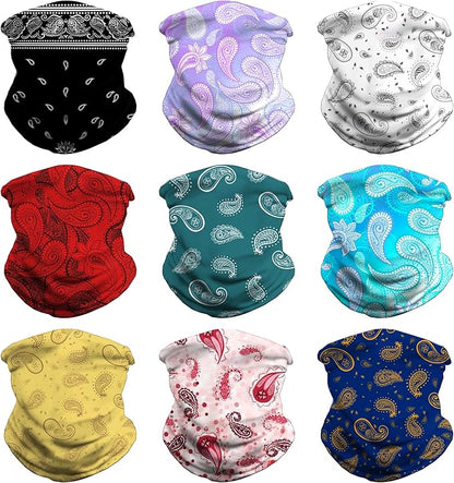 Neck Gaiter Face Cover - Sun Protection Mask Balaclava for Men and Women