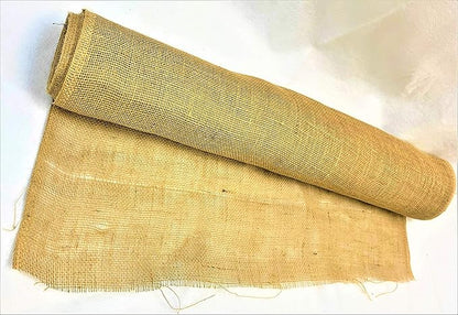 AAYU 36" × 16-Yards Multipurpose Burlap Fabric roll Eco-Friendly | Disposable Jute Planter Liner | Garden Weed Barrier Heavy 7oz | Frost Guard Seed Cover, Wedding Table Runners Home, Party, Decor