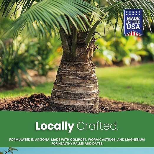 Soil Seed & Water Oasis Blend Organic Fertilizer for Palm & Date Trees – Soil Amendment for Tropical Landscapes - OMRI Listed Organic Fertilizer