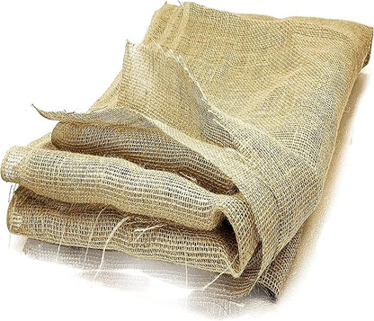60” Inch X 15 Feet 75 SFT Gardening Burlap Liners, Lose Weave Jute-Burlap for Raised Bed, Seed Cover and Garden Blanket (60 Inch X 15 feet, 60" x15'L)