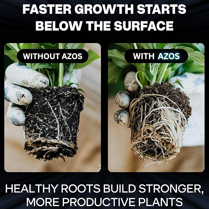Xtreme Gardening AZOS 12 oz – Beneficial Nitrogen-Fixing Bacteria for Plants & Trees – Natural Root & Growth Promoter for Cloning, Seedlings & Transplants