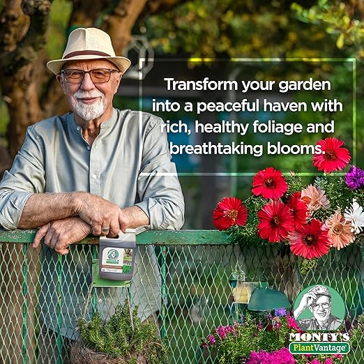 Monty’s Premium Liquid Soil Conditioner with Humic Acid, Organic Amendment for All Soil Types, Increases Moisture Retention & Nutrient Uptake, Enhances Health & Microbial Activity - 16oz