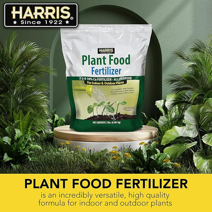Harris Premium Plant Food Fertilizer, Promotes Vigorous Growth of Indoor and Outdoor Plants, 2lb