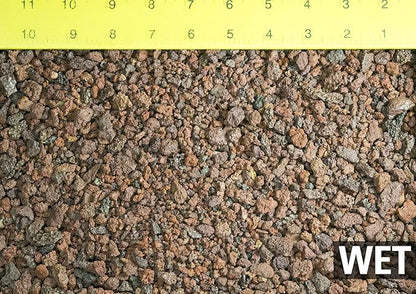 1 Qrt. Pre Mixed Pumice, Red Lava, Turface for Cactus & Succulent, Garden House Plant, Bonsi Tree Soil Mix - Medium Grain Inorganic Additive (1Q INORG M)