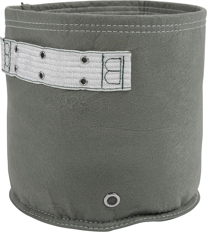 BloemBagz Classic Line Planter, 2 Gallon, Peppercorn