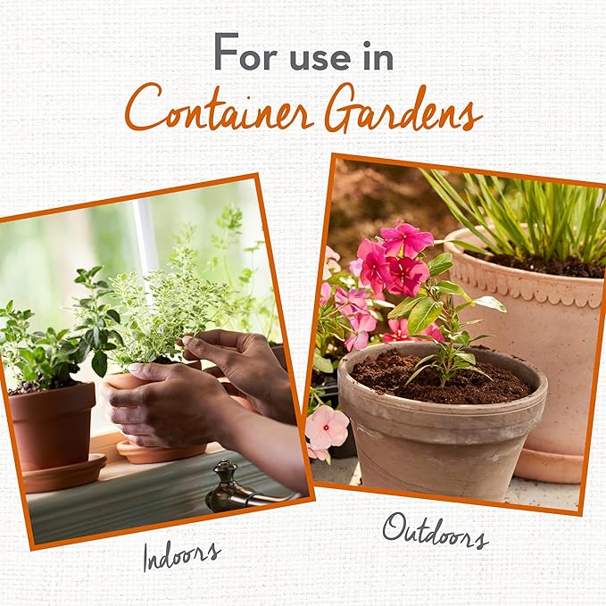 Whitney Farms Organic Potting Soil - Natural Indoor and Outdoor Container Mix for Vegetables, Herbs and Flowers, Feeds Plants up to 2 Months - 16 qt.
