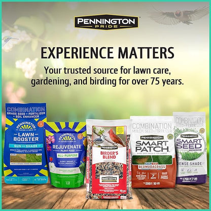 Pennington Pride Wild Finch Blend, Wild Bird Seed for Outside Feeders, Special Mix for a Variety of Musical & Colorful Songbirds, Great Bird Food to Use as Year-Round Feed, 10-lb. Bag