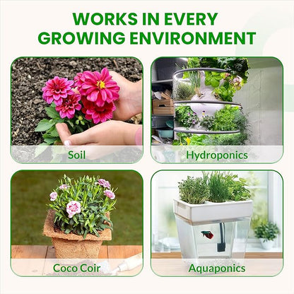 Humboldts Secret Flower Stacker | 0-7-5 Bloom Booster with Vitamin B1 | High Phosphorus Potassium Flowering Nutrients | Potting Soil Hydroponics Coco | Indoor & Outdoor Plants | 2.5 Gallon
