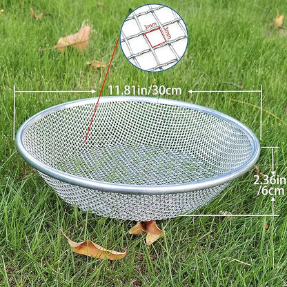 Gardening Sand Soil Compost Sifter Perfect for 5 Gallon Bucket (1, 1/8 Inch)