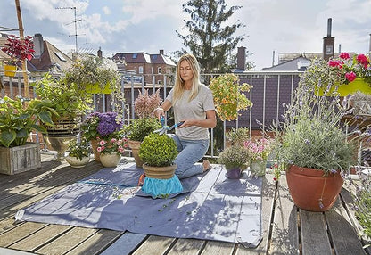 Gardena City Gardening Topiary Trimming Mat, Working Mat for Trimming and Contour Cutting, Water-Repellent Textile Fabric, Adjustable Collar (508-20)