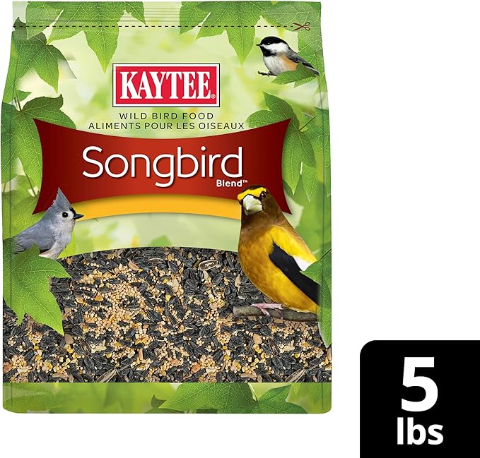 Kaytee Wild Bird Songbird Blend Bird Seed, 5 Pound
