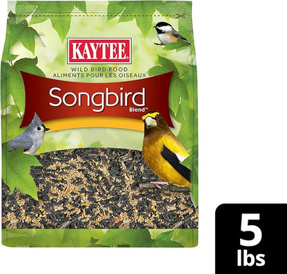 Kaytee Wild Bird Songbird Blend Bird Seed, 5 Pound